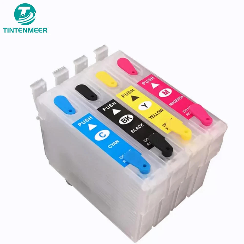 

TINTENMEER REFILLABLE EMPTY CARTRIDGE WITH AUTO RESET CHIP T0731 73N FOR EPSON CX3900 CX5900 CX4900 CX4905 CX3905 TX100 PRINTER