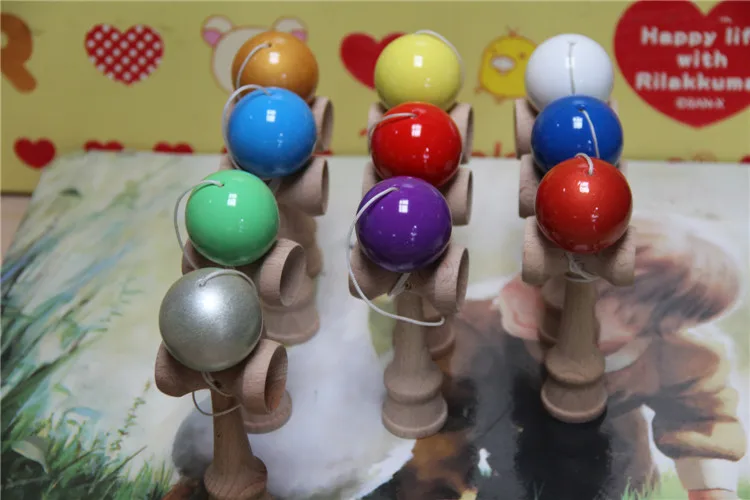 Large size Professional jumbo kendama diameter 8CM wood sword ball Toy Juggling Ball Game Gift For Children Adult | Игрушки и хобби