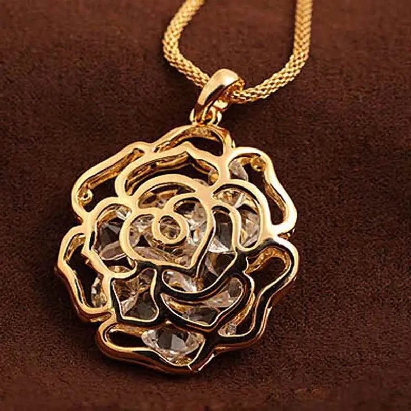 Длинная цепь леди кулоны для девочек Bone ожерелье ювелирные изделия женщин