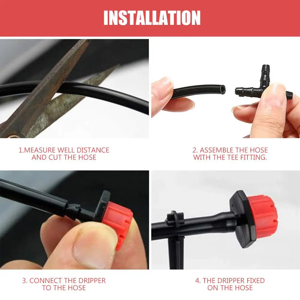 100 шт регулируемое орошение спринклерная система капельного орошения