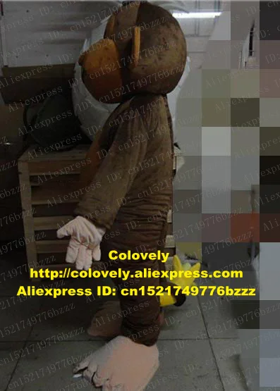 Brown Monkey Orangutan Gorilla Ape Simian Mascot Costume Adult Cartoon Character Performn ACTING Marketing Promotions zz7510 |