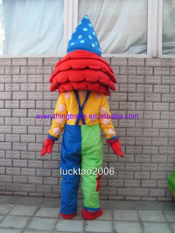 Hot sale Cute Cartoon Character cute clown Mascot Costume party costume Adult Size |