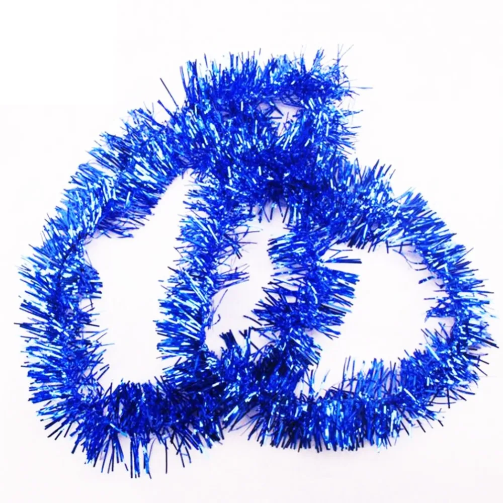 2 метра Рождественская елка Праздничная мишура Розовый Зеленый Серебряный