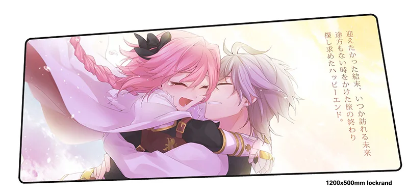 Fate Apocrypha коврик для мыши с изображением 1200x500 мм лучший игровой геймер