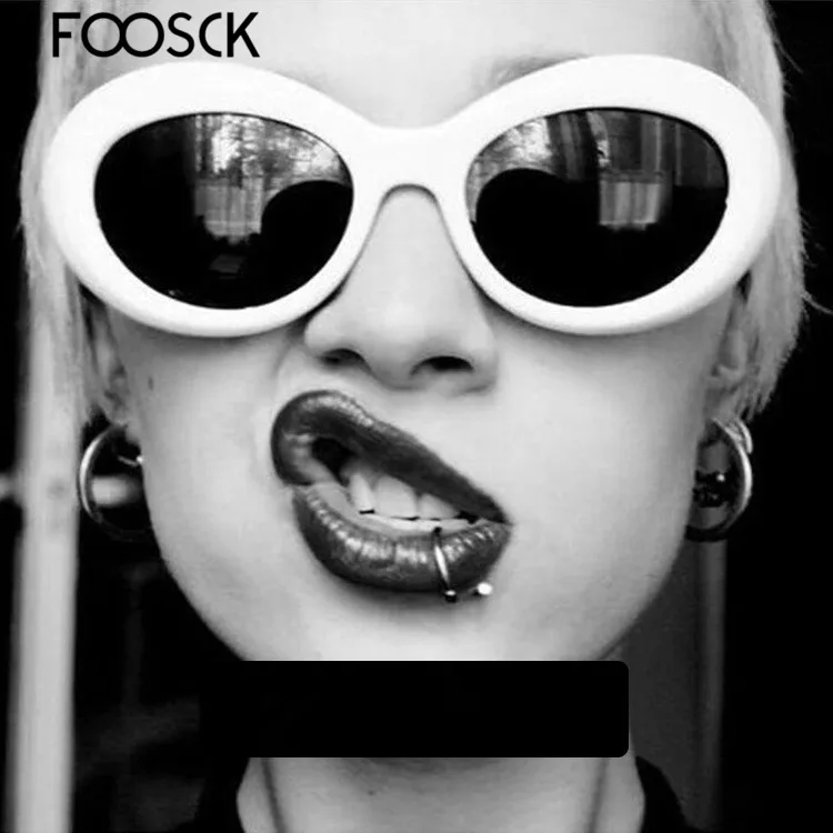 Очки солнцезащитные FOOSCK женские кошачий глаз брендовые дизайнерские винтажные