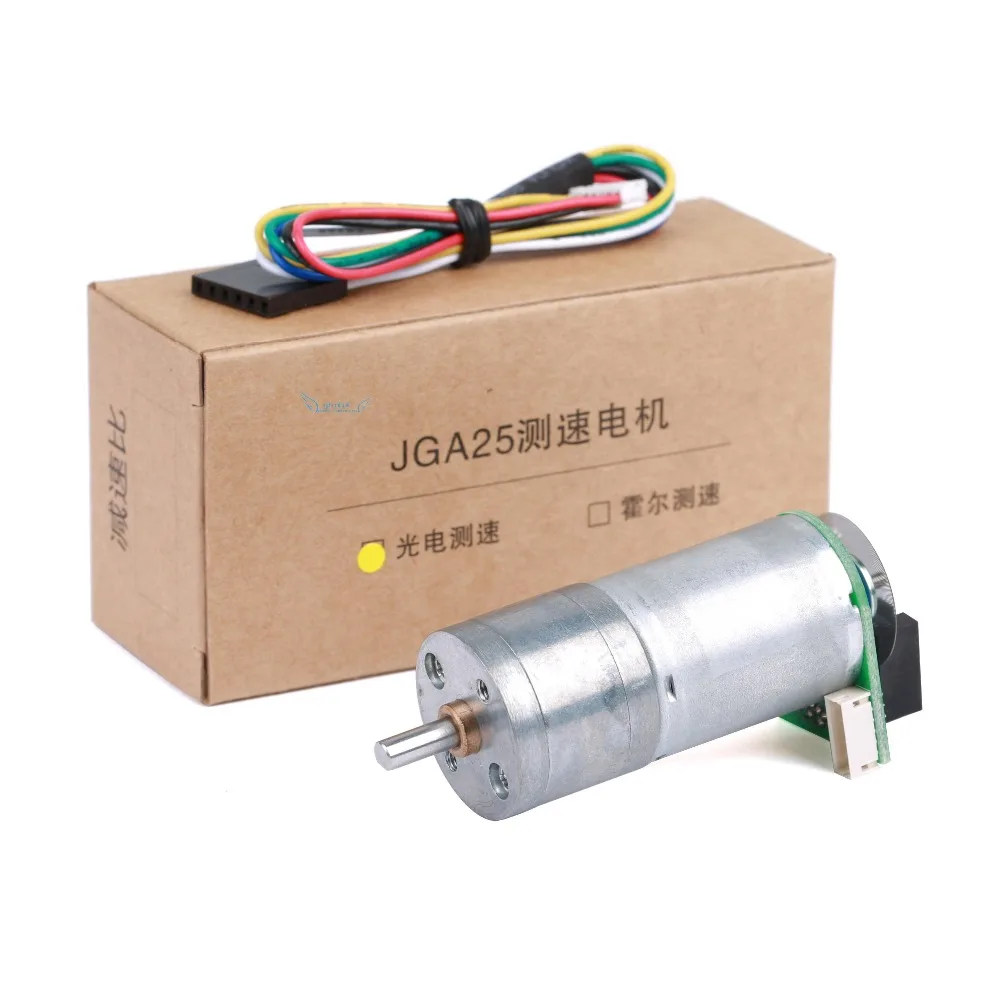 JGA25 371 двигатель торможения высокоточный кодировщик измерение скорости
