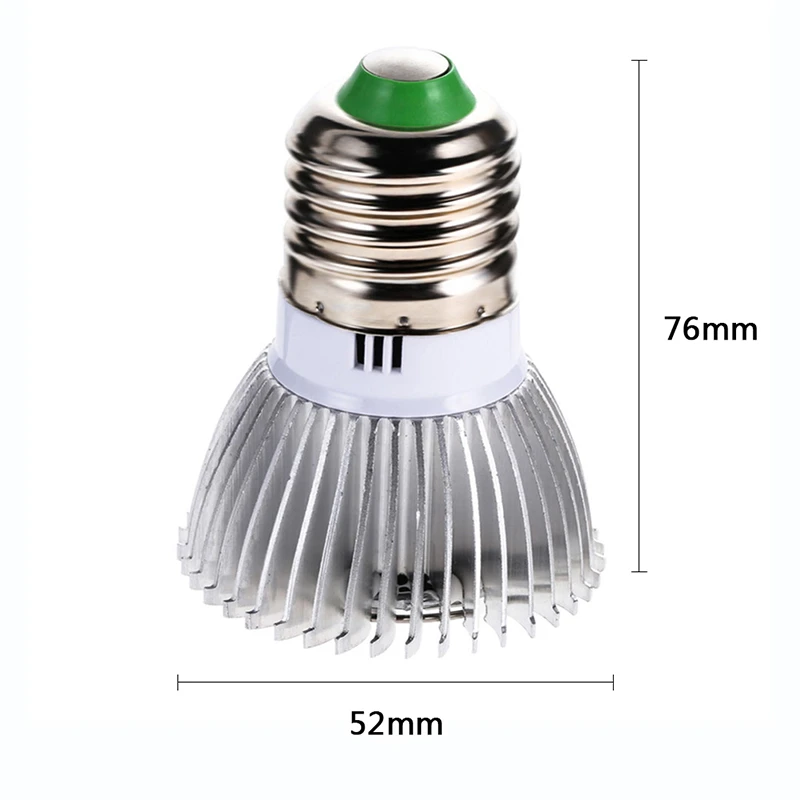 

GERUITE Full Spectrum 28W E27 28 Led Grow Light Red Blue UV IR Led Growing Lamp For Hydroponics Flowers Plants Vegetables