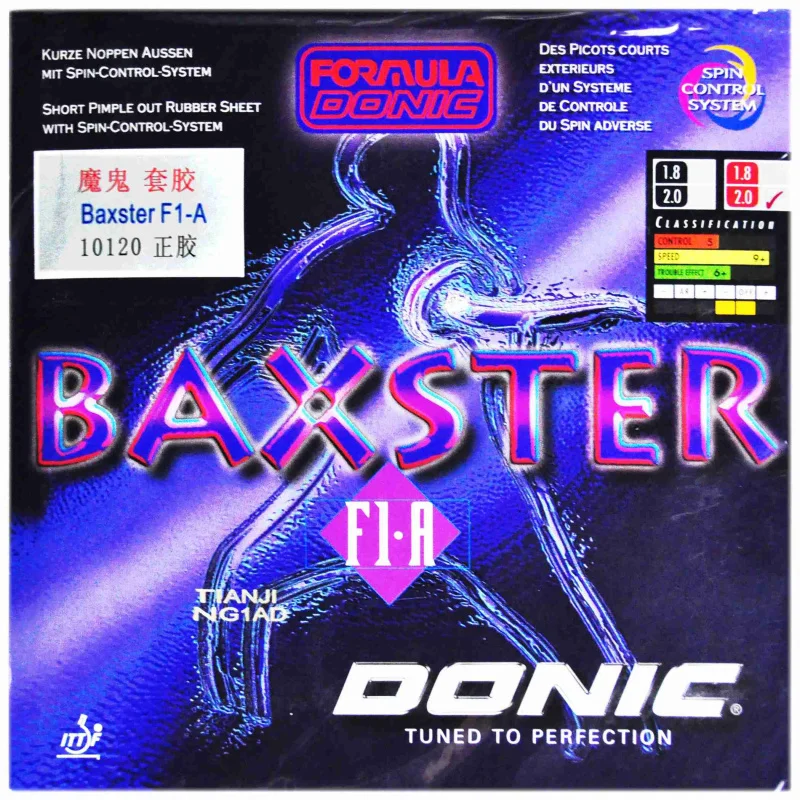 Оригинальный Donic BAXSTER F1.A резиновый прыщи для настольного тенниса с губкой пинг