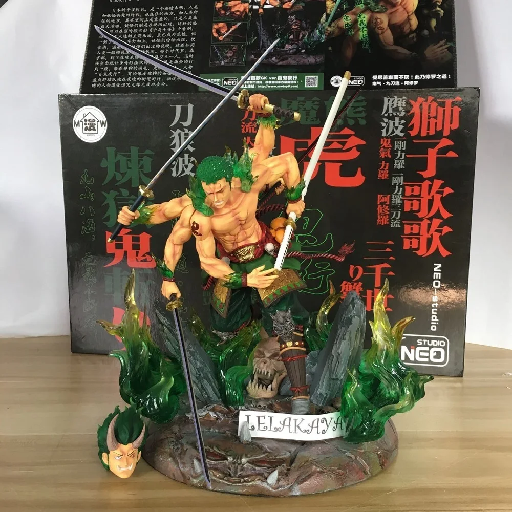 1 шт. Аниме One Piece GK Roronoa Zoro asurdonquixote Doflamingo с диваном Ver. Масштаб 1/6 ПВХ экшн фигурки