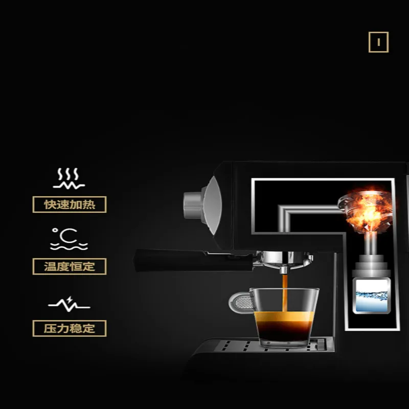 Donlim DL-KF6001 насос давления 20Bar Итальянский кофе Паровая машина тип молочной пены |