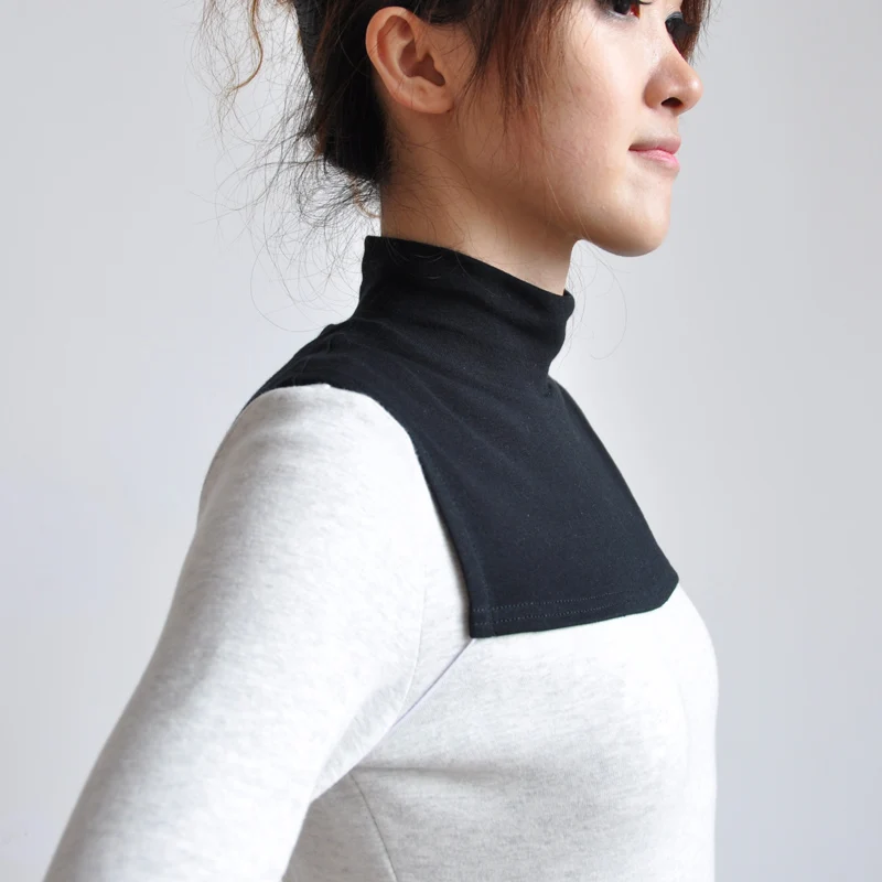 Съемные воротники искусственные ложный воротник хлопковый съемный