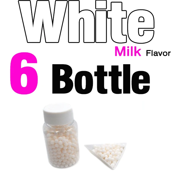 white 6Bottle MNFT 6 бутылок, 70 г, 450 шт., шарики для ловли карпа с запахом, Желейная приманка, яйцевидное яйцо, приманки, морские приманки, рыболовные снасти - Цвет: white 6Bottle
