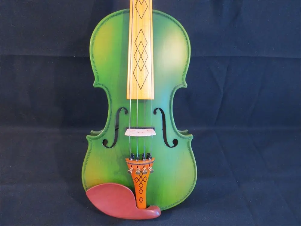 Зеленые цвета лучший ремесло 4/4 электрическая скрипка + акустическая #10666 | Спорт и