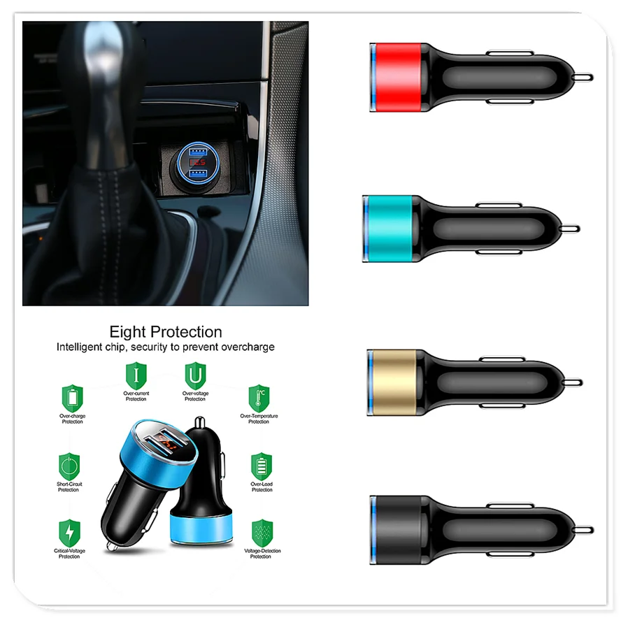 Автомобильное зарядное устройство USB адаптер питания для Kia KND-4 Spectra5 Spectra Rio5 Multi-S