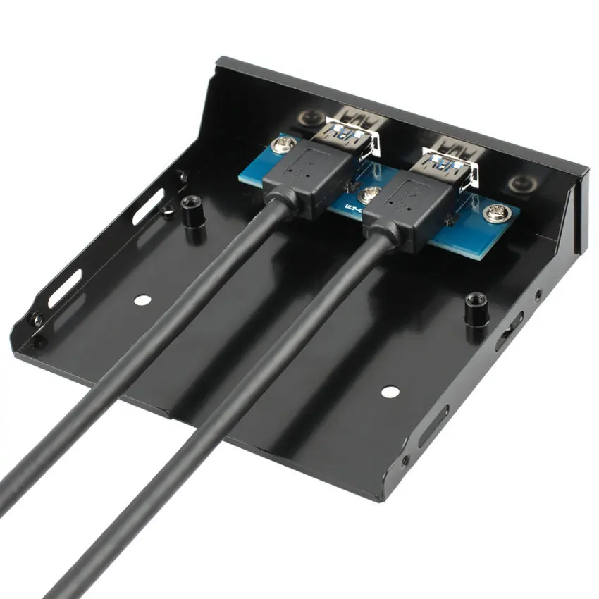 Great Q флоппи диск USB 3.0 20 Pin 2 порта Передняя панель узловой отсек кабель