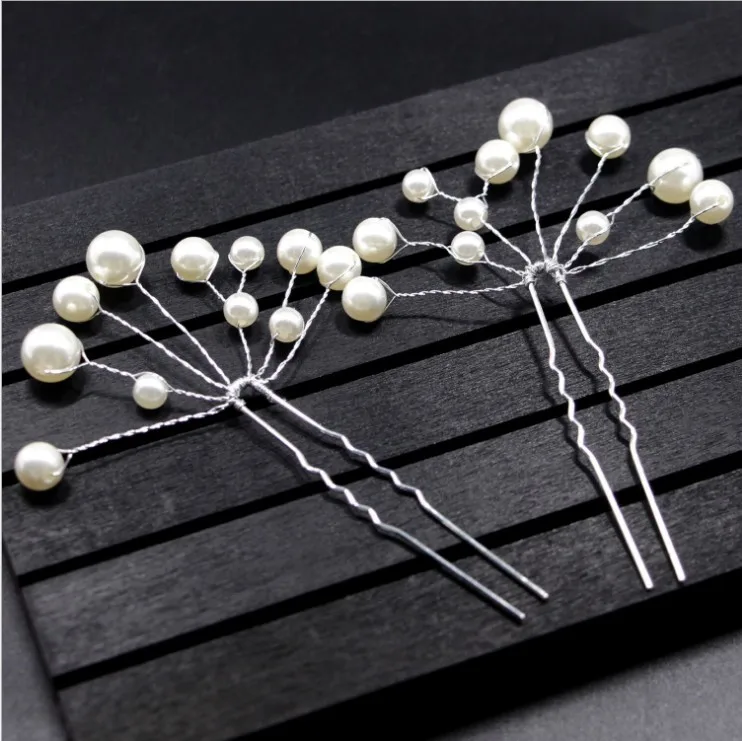 Женские модные свадебные аксессуары для волос, обручи с искусственным жемчугом для невесты, корона с кристаллами, элегантные цветочные аксессуары для волос