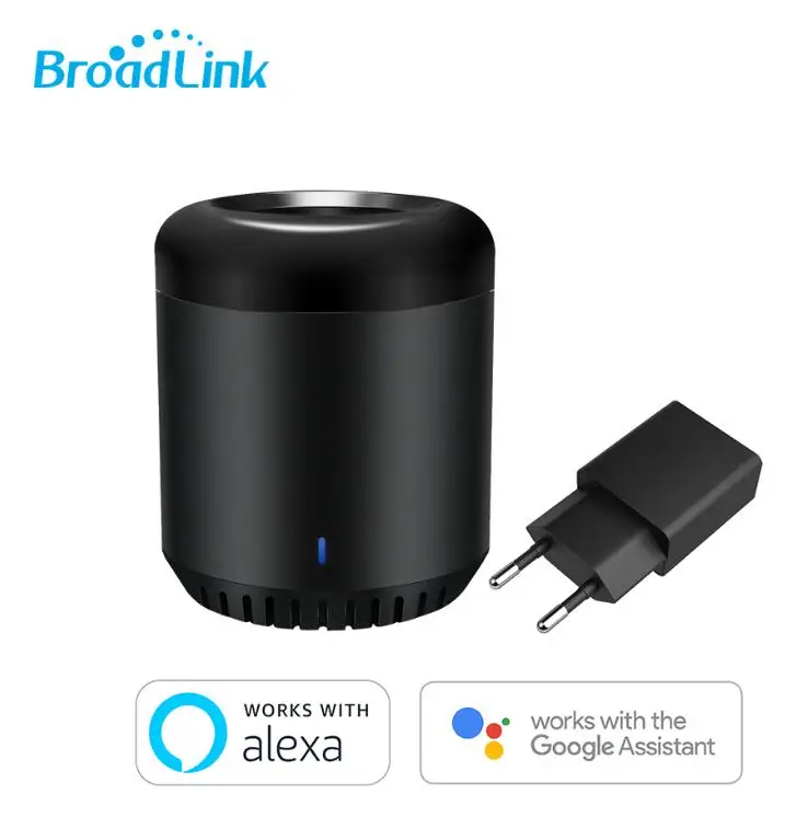 Broadlink RM mini 3 Smart Универсальный пульт дистанционного управления, ИК-пульт дистанционного управления, передатчик Aircon для умного дома - Цвет: with 1PC EU adapter