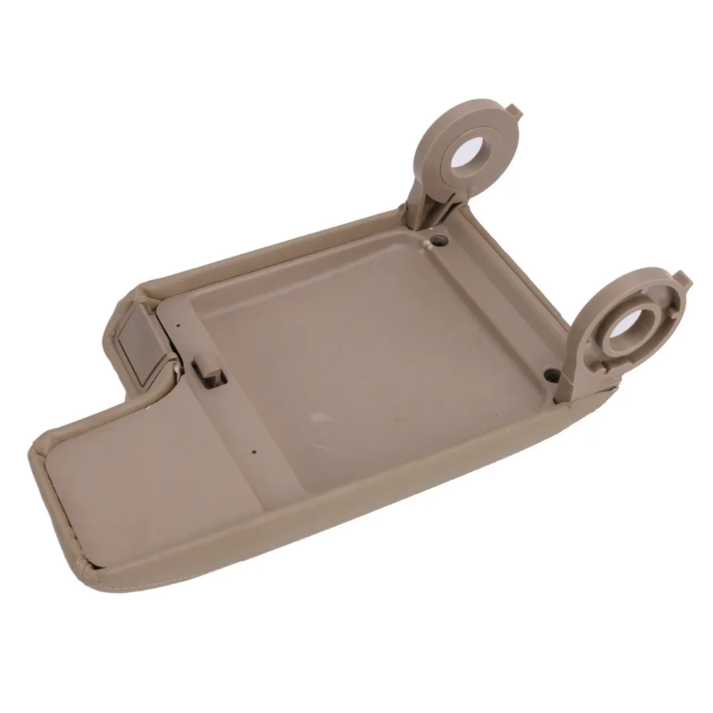 Бежевая крышка подлокотника из искусственной кожи с центральной консолью для BMW