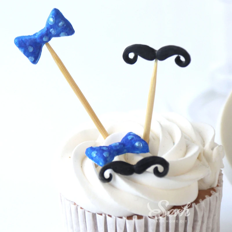 

Father's Day Boy Man Moustache tie Fondant Cake Molds Chocolate Mould for the Kitchen Baking Sugarcraft Decoration Tools