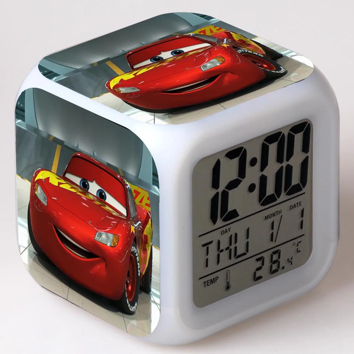 17 Детский будильник, игрушка, Led, Reloj Despertador, цифровые часы, Электронный светильник для пробуждения, Настольный светильник, Reveil Wekker - Цвет: 17