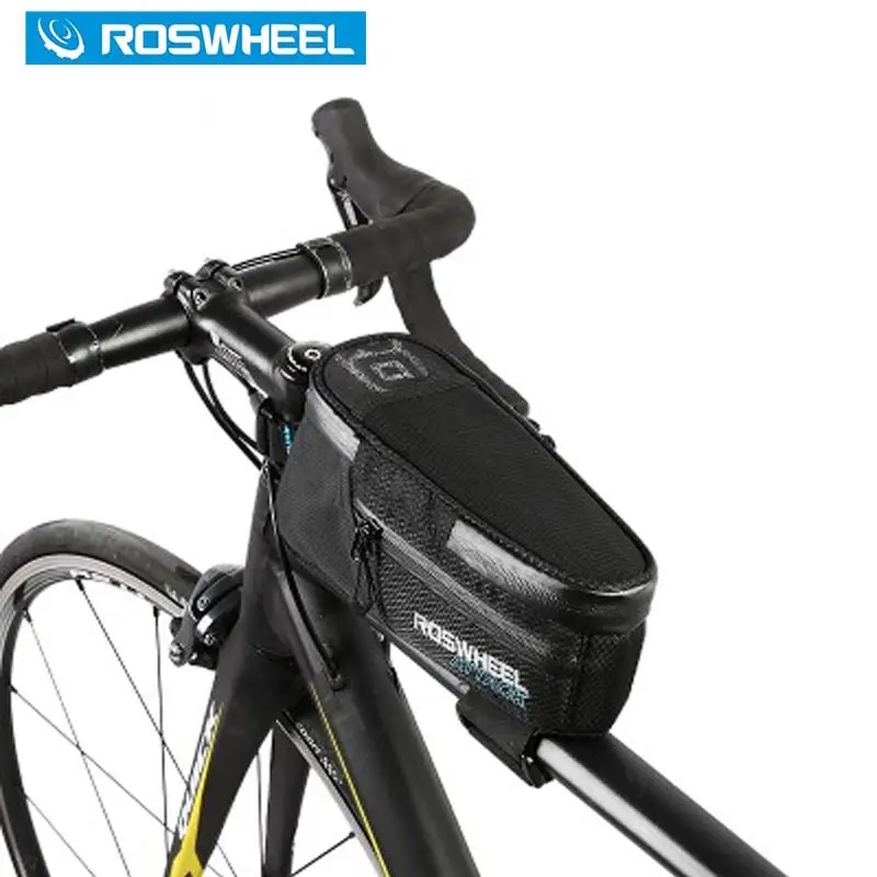 

ROSWHEEL Bike Bag Bicycle Bag Front Frame Top Tube Bag Bicycle Cycling Bags Accessories NEW 1.5L 100% Waterproof In Stock