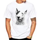 Бультерьер собака дизайн забавная футболка для мужчин и женщин унисекс дышащая графическая Премиум Футболка мужская одежда