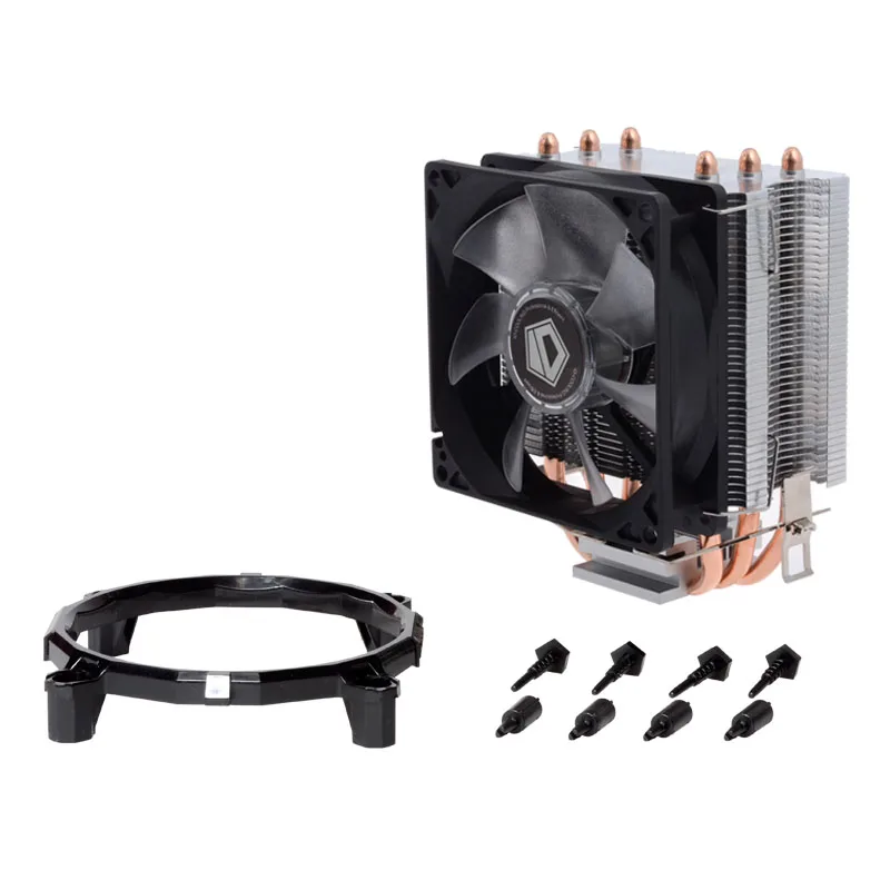 ID-COOLING SE-903 кулер для процессора 3 тепловые трубки тихий светодиодный вентилятор