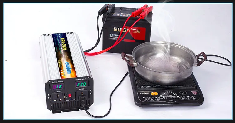 Нейтральный инвертор для солнечной батареи 3 кВт чистый синусоидальный выход