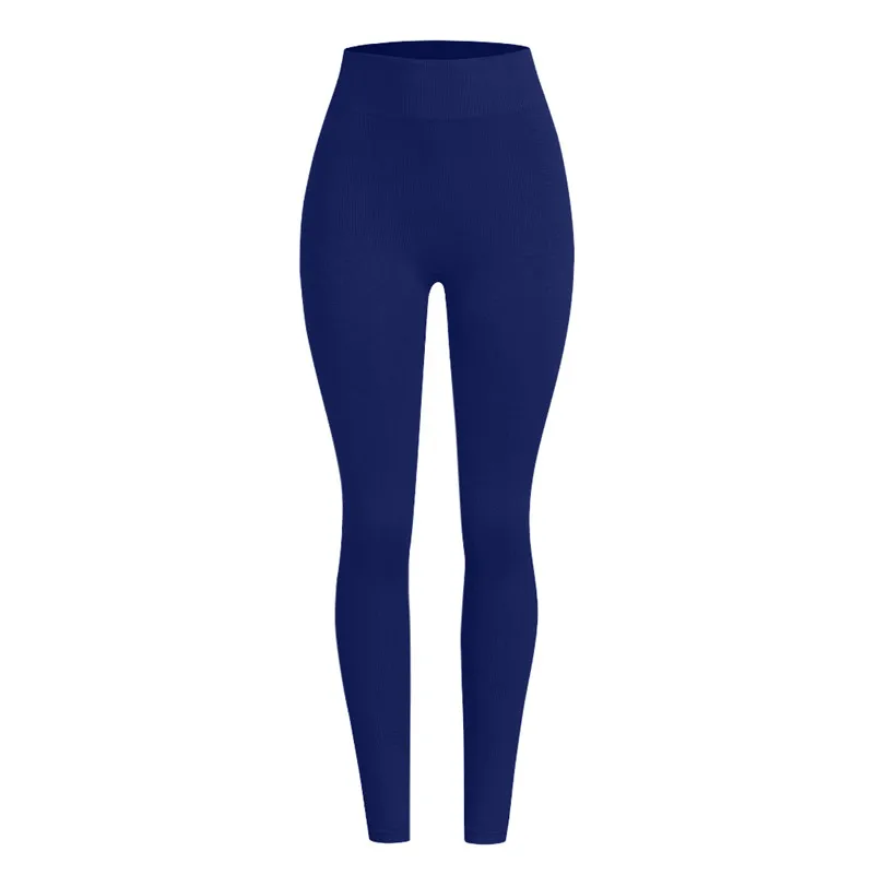 Новинка женские плотные осенне зимние штаны для йоги с высокой талией облегающие