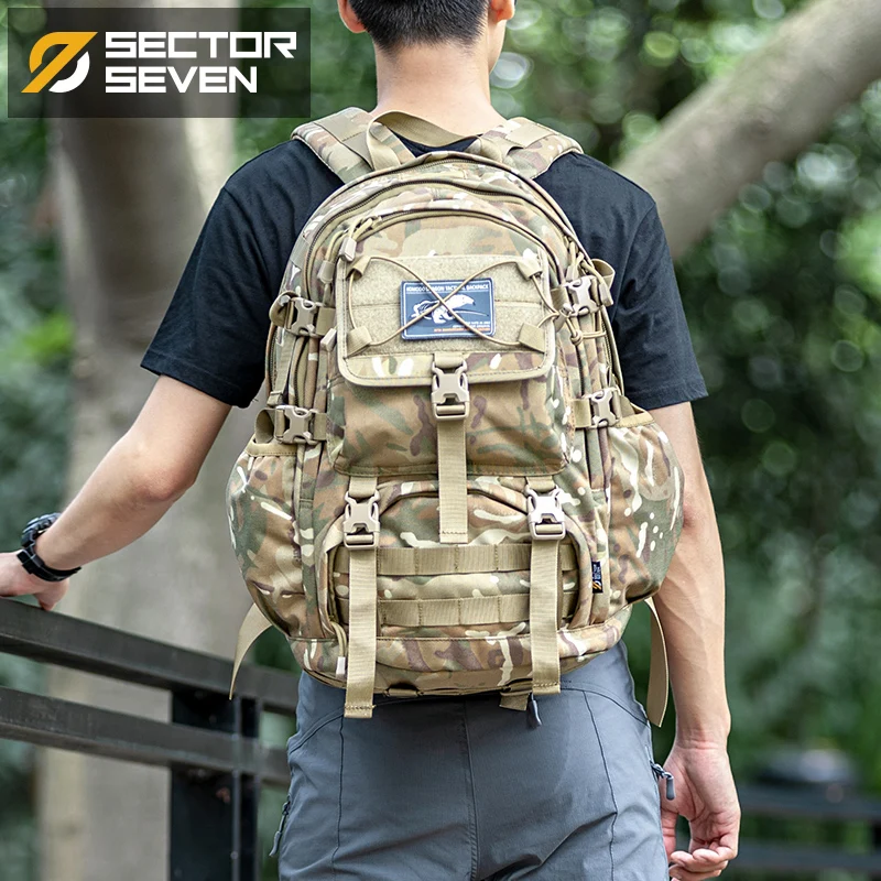 Sector Seven рюкзак большой емкости для путешествий 1000D нейлоновый военный тактический рюкзак