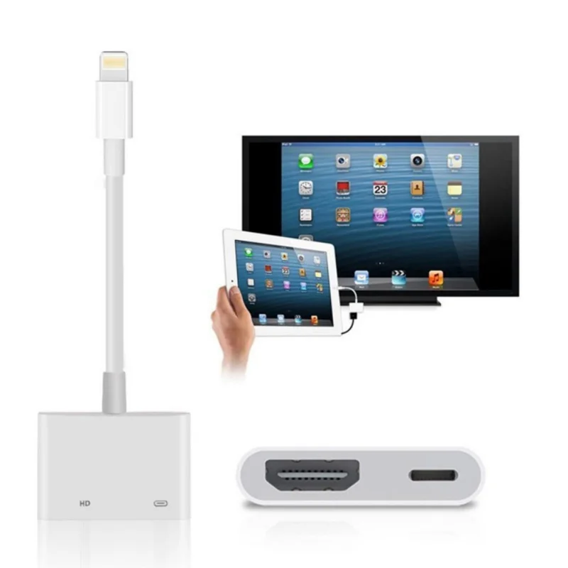 Для iPad к HDMI адаптер для iOS цифровому AV 4 K Кабельный разъем USB 1080 P HD адаптеры Iphone X