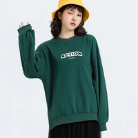jvzkass 2019 new fashion comfortable embroidery spring and autumn coat round neck sweatshirt female trend students take z316