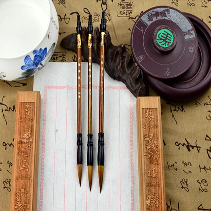 1 шт. Маленький Каллиграфия Кисти Ручка Китайской Живописи и Письма для