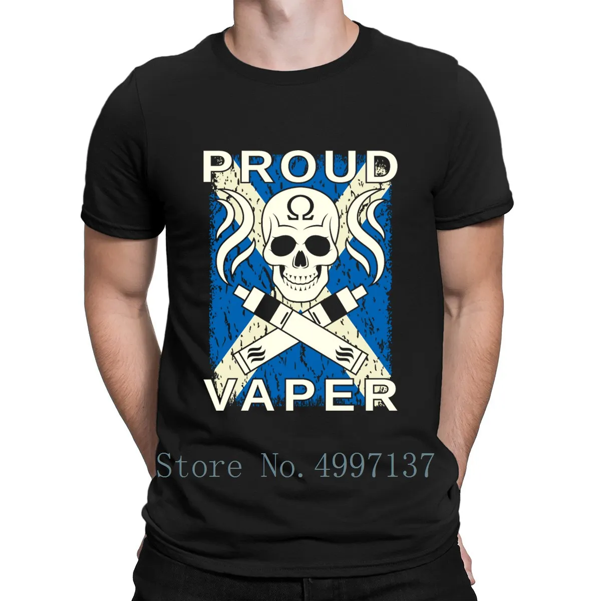Женская футболка с коротким рукавом Proud Vaper летняя в европейском стиле рисунком |