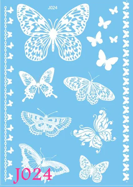 1 шт. женская свадебная татуировка хной белая драгоценность временная наклейка