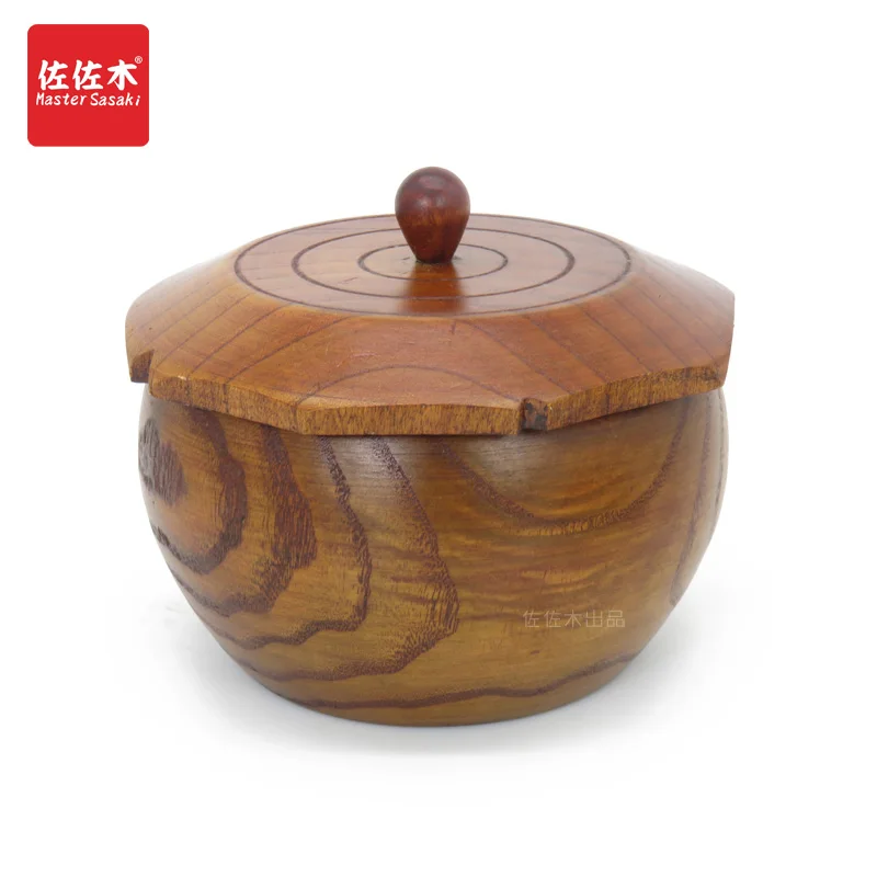 

Asian style solid wood/receiving box/snack box/dried fruit box/cover/tea jar/go jar/14.5*10.5cm