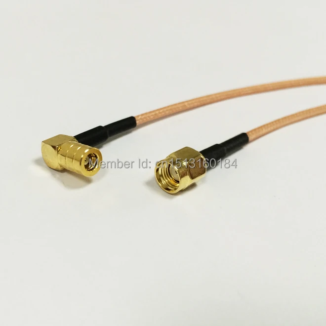 Новый модемный коаксиальный кабель RP SMA Штекерный штекер в SMB гнездовой разъем