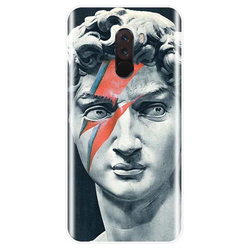 Чехол для телефона Art David Statue flower из мягкого силикона случай redmi Примечание 4 5 6 7 NOTE