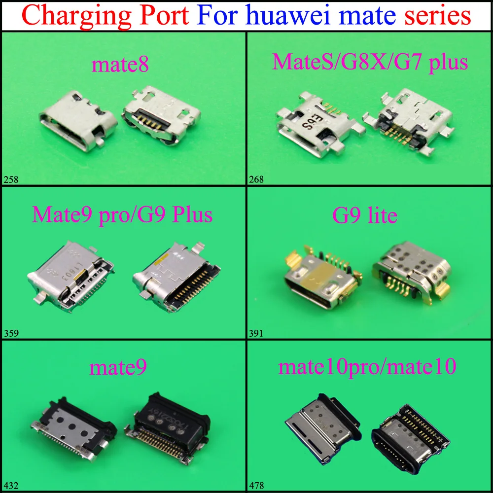 Новый разъем Micro USB Mini для зарядки Huawei mate8 9 10 MateS/G8X/G7 plus Mate9 10pro/G9 Plus/G9lite | Мобильные