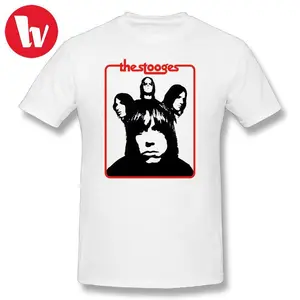 Футболка Iggy Pop Music, футболка Stooges, Мужская футболка с принтом, уличная футболка, графическая футболка, летние мужские хлопковые футболки