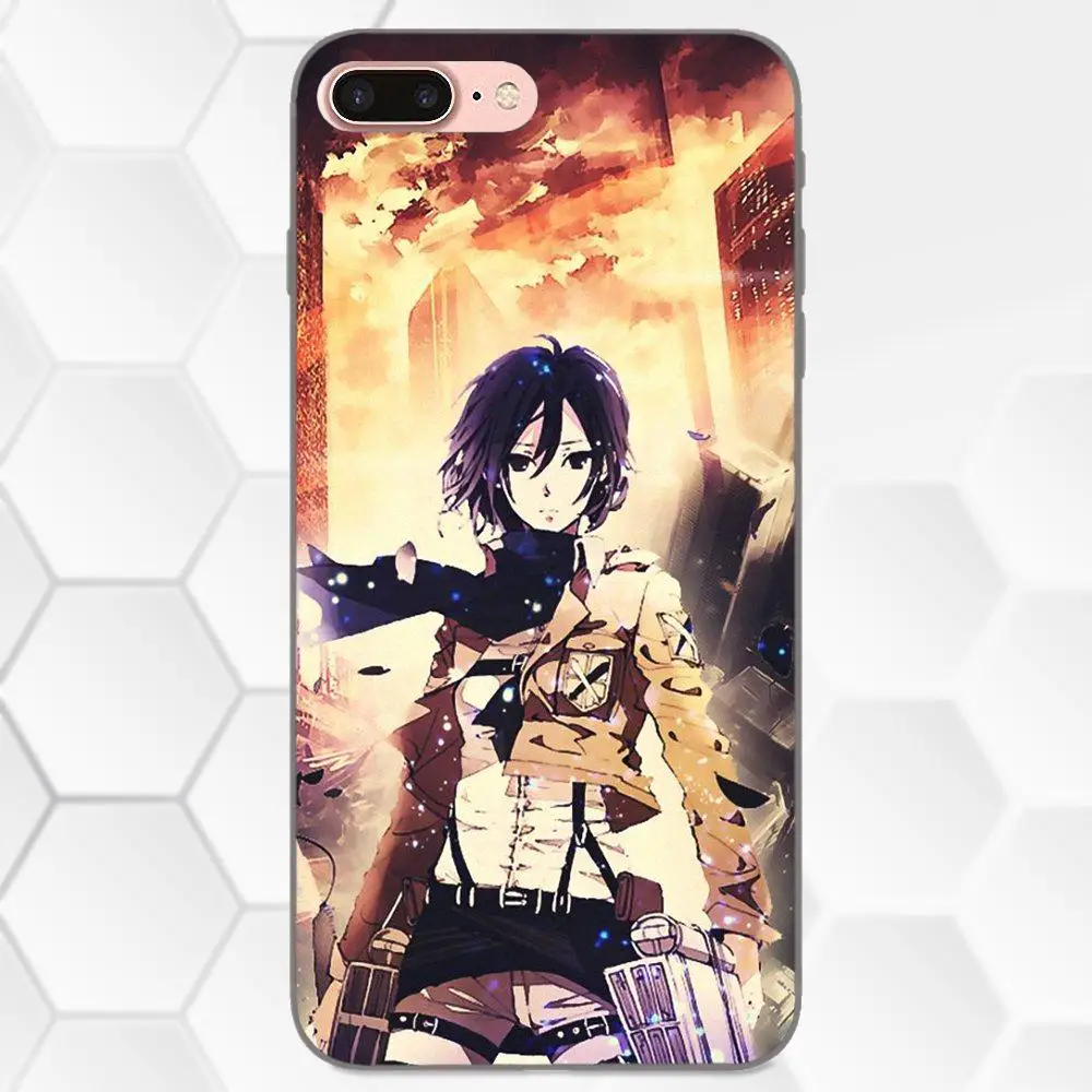 Shingeki No Kyojin Attack On Titan ТПУ чехол с принтом для Samsung Galaxy A3 A5 A6 A6s A7 A8 A9 Star Plus 2016 2017