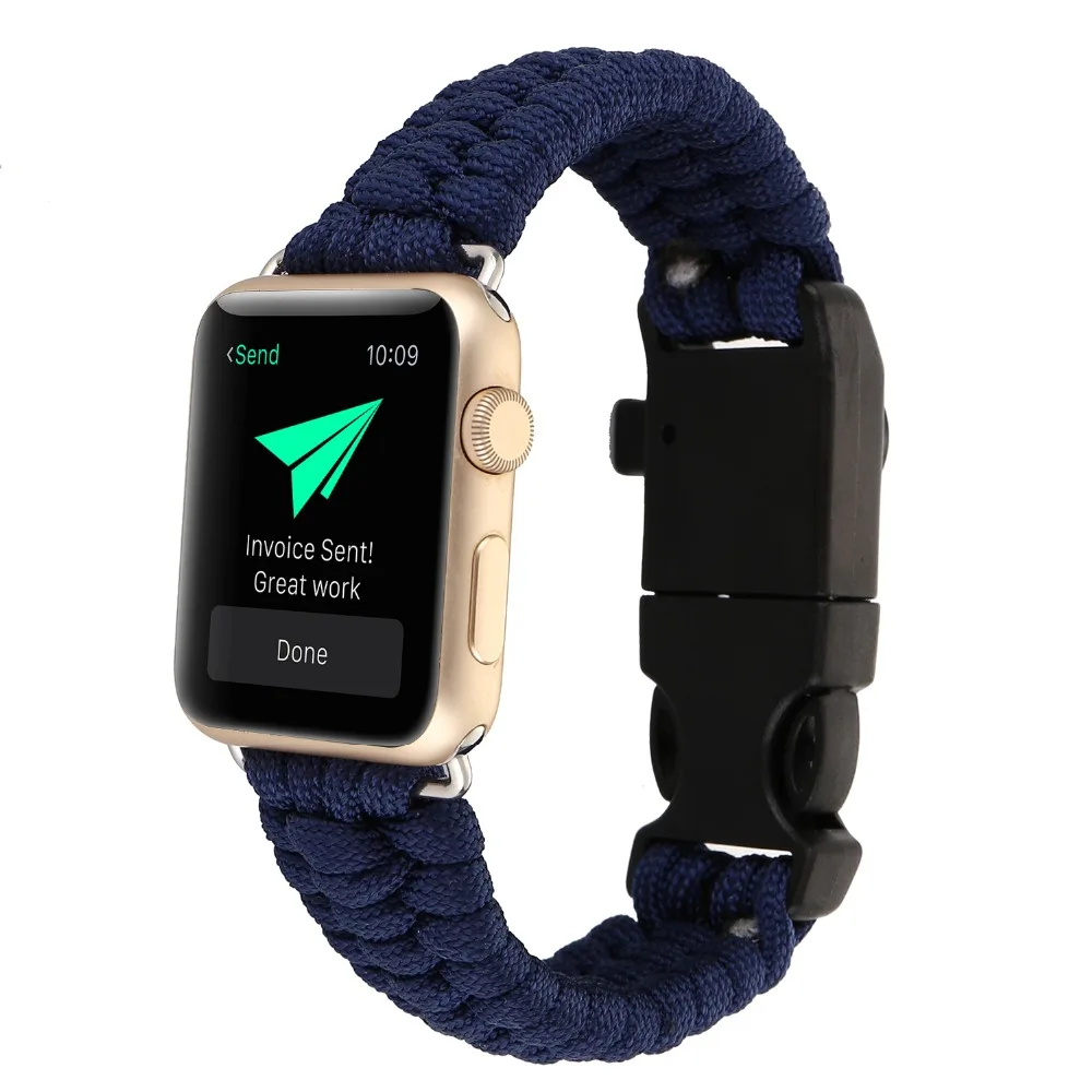 Тканый Шнур для Apple Watch ремешок iwatch 42 мм 38 | Наручные часы