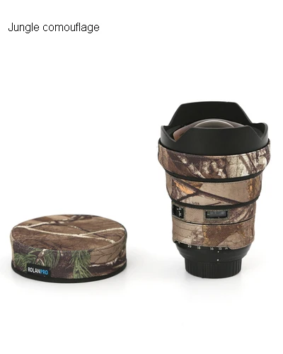 Jungle Camouflage Линзы rolanpro камуфляж пальто дождевик для Nikon AFS 14-24 мм F/2,8G ED объектив защитный рукав пистолеты одежда защитный чехол - Цвет: Jungle Camouflage