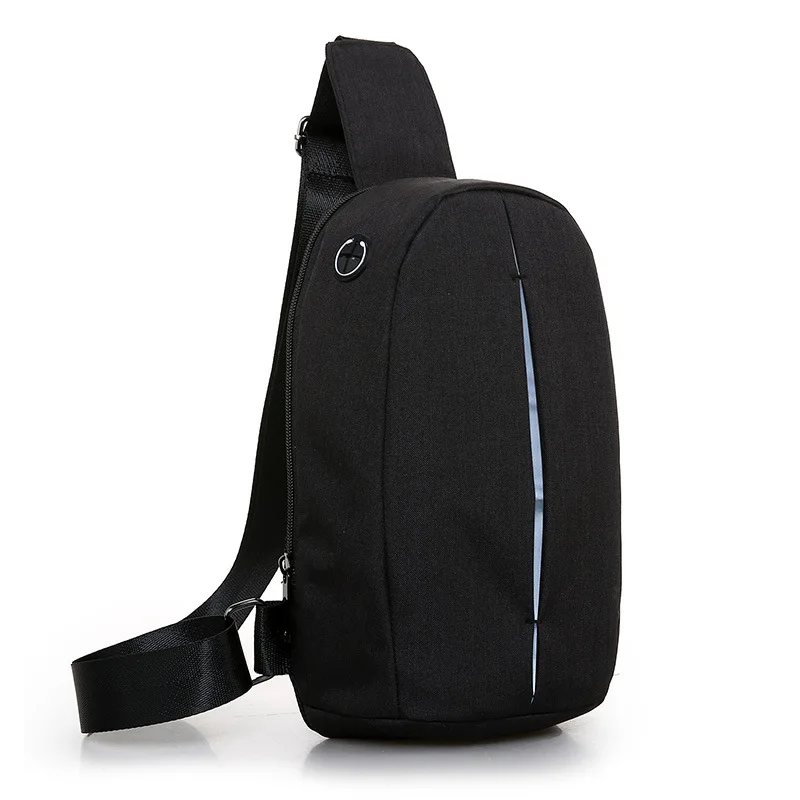 Сумки Chestbag для мужчин Crossbody мужской пакет светоотражающие полосы дизайн ночь