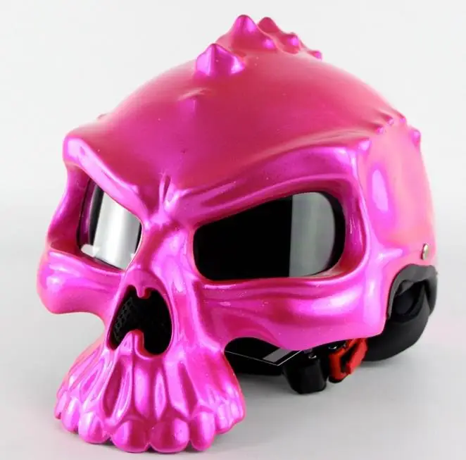 ABS Skull Motorcycle Helmet Anti Fall Anti-impact Breathable Half Face Helmets Motorbike Capacetes Retro For Unisex | Автомобили и
