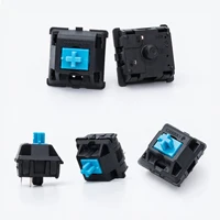 Blue Switch 8 шт. оригинальная механическая клавиатура cherry Mx 3 pin прозрачный переключатель черная ось коричневая ось синяя ось красная ось переключатель - Цвет: Blue Switch
