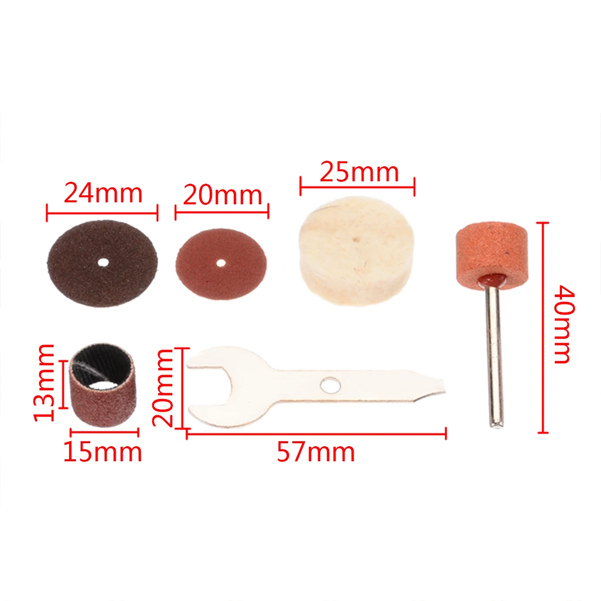 Набор вращающихся инструментов 40 шт. набор принадлежностей для мини Дрель