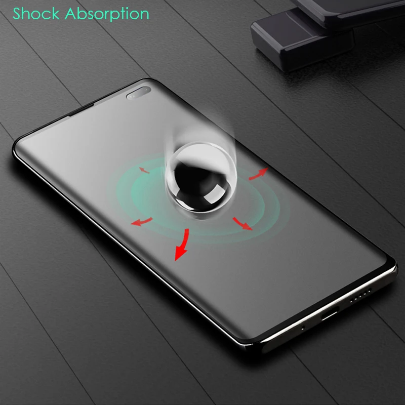 Матовая пленка CHYI для samsung Galaxy S10 S9 S8 plus, 3D изогнутая Защитная пленка для экрана, новинка, без отпечатков пальцев, матовая Гидрогелевая пленка, не стекло