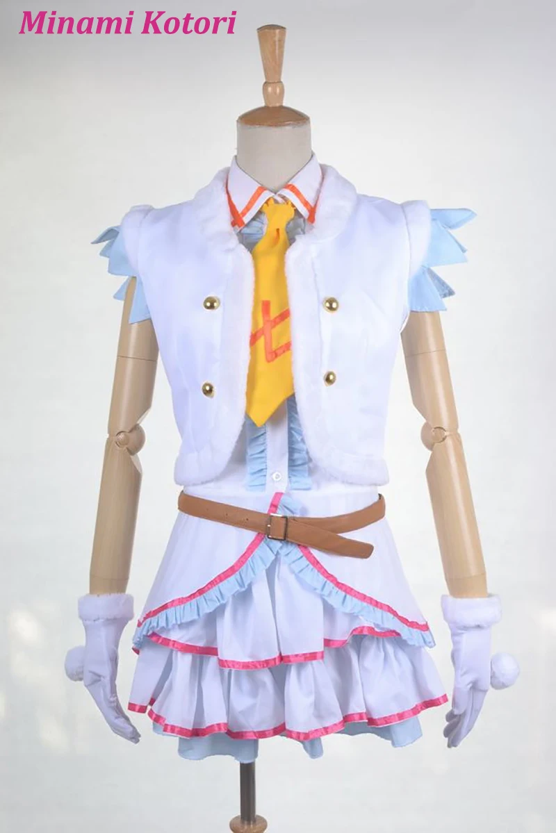 Аниме Love Live Snow Halation косплей костюмы Хэллоуин Карнавальная форма женская зимняя