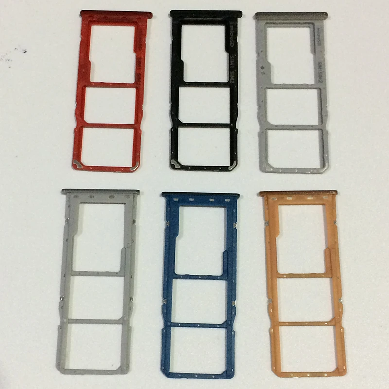100 шт./партия, двойной лоток для sim-карты, слот для карт памяти Micro SD, держатель для samsung A30 A50 A305F A505F A305 A505, запасные части